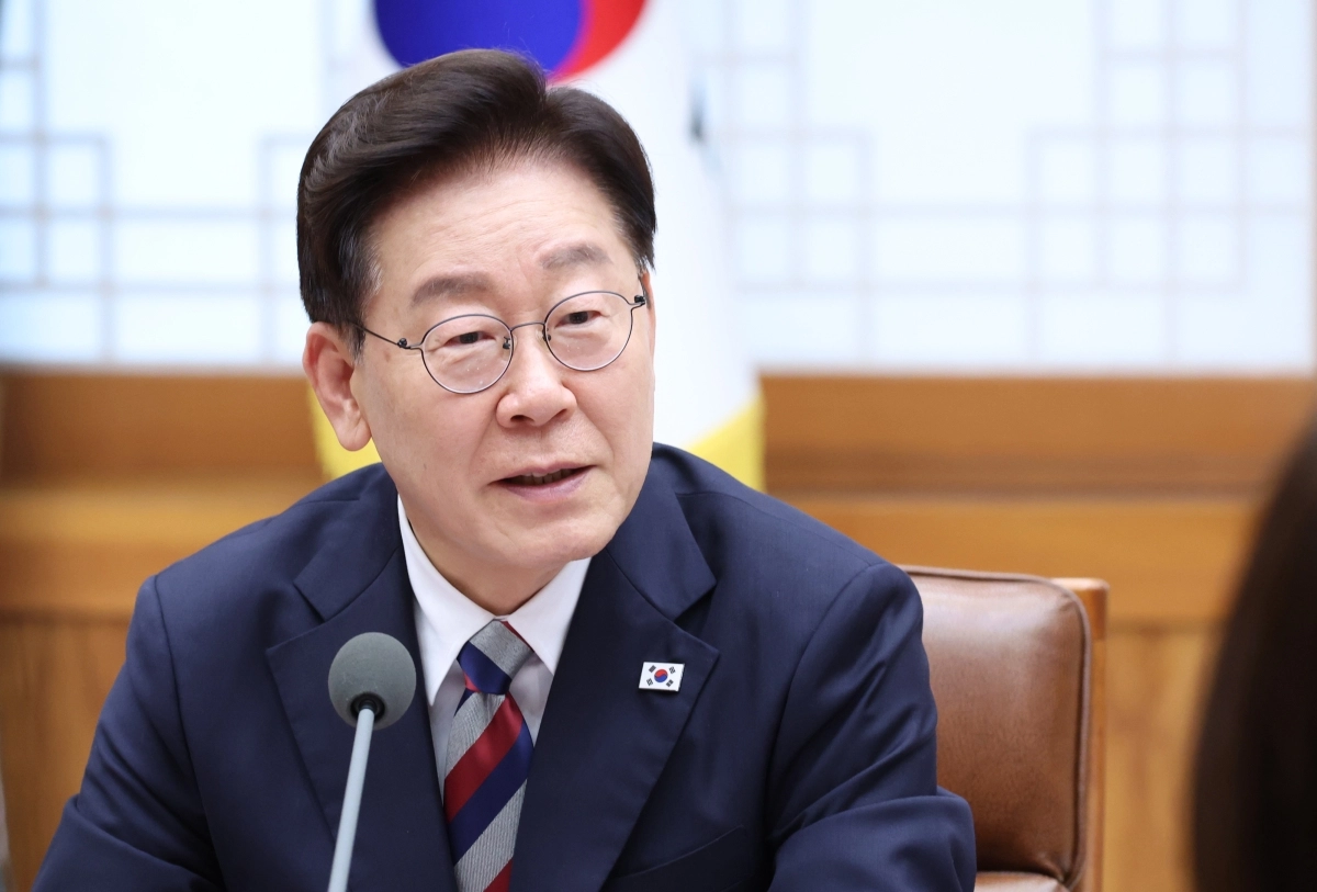 이재명 대통령이 14일 청와대에서 열린 청년정책 전문가 간담회에서 발언하고 있다. 2026.8.14 연합뉴스