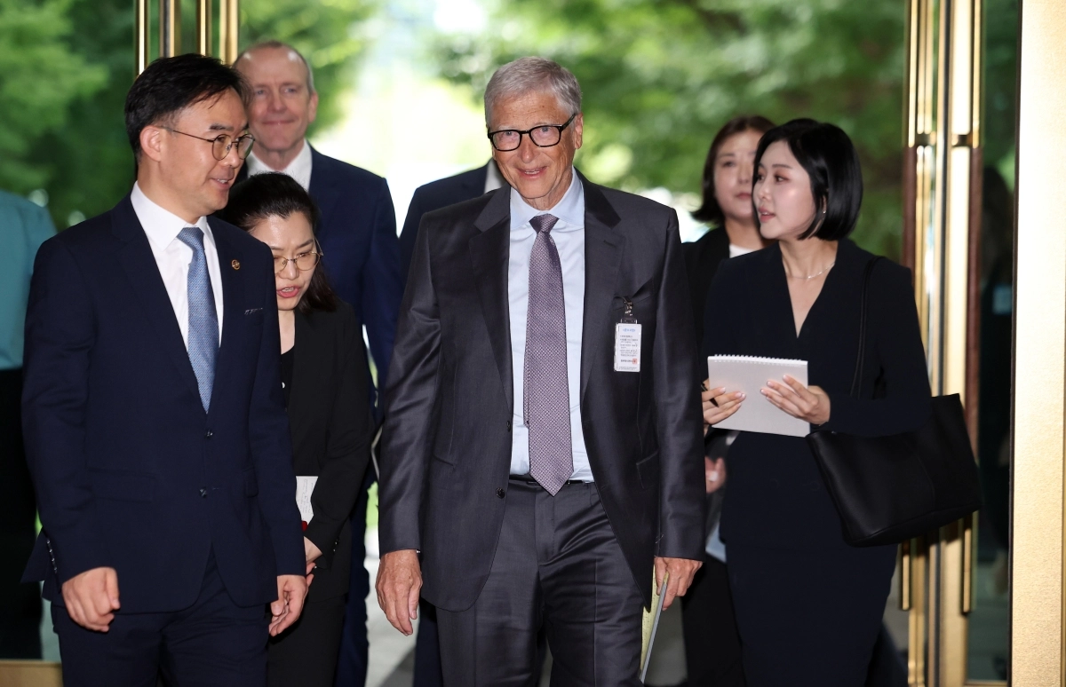 정부서울청사 찾은 빌 게이츠