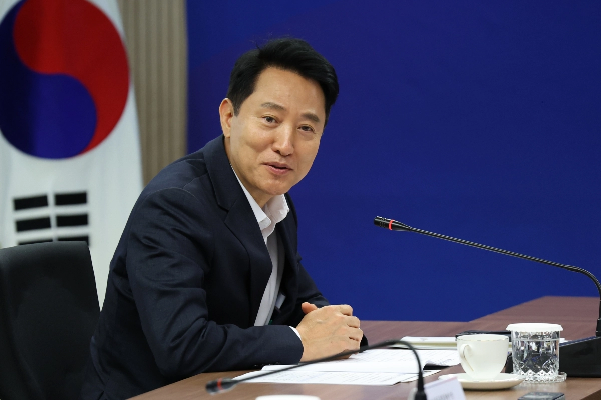 인사말하는 오세훈 서울시장