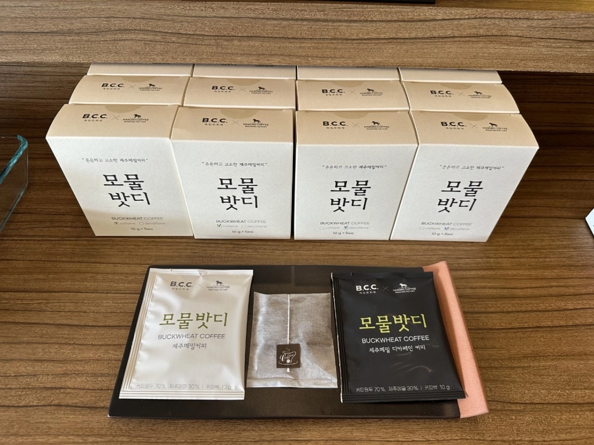 제주메밀가공식품 메밀커피. 제주도농업기술원 제공