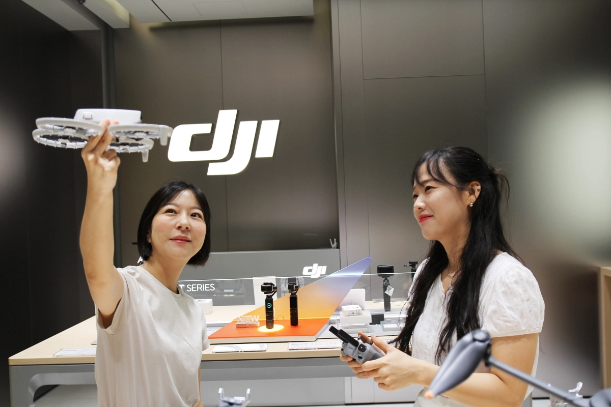 갤러리아백화점 센터시티에 오픈한 DJI 매장. 센터시티 제공