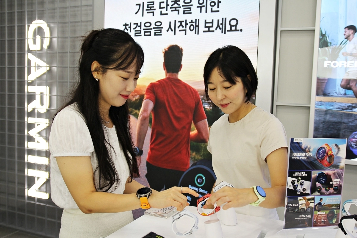 갤러리아백화점 센터시티에 오픈한 가민(Garmin) 매장.  센터시티 제공