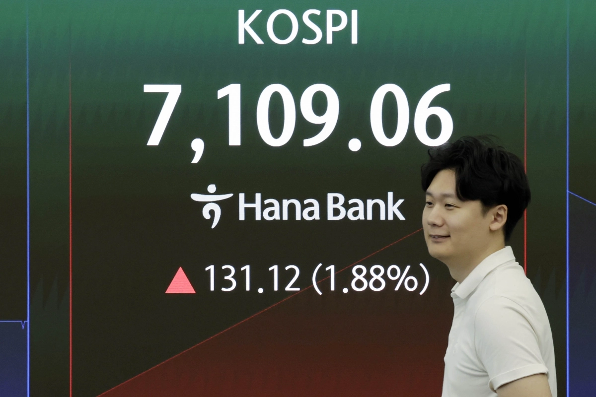 코스피 상승 출발, 7100선