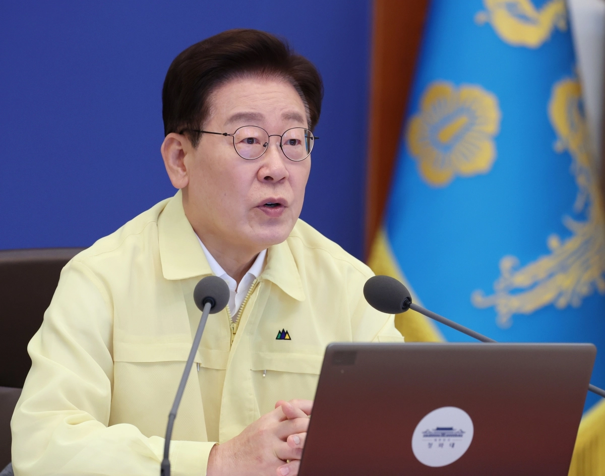 이재명 대통령이 18일 청와대에서 열린 제1회 을지국무회의에서 발언하고 있다. 2026.8.18 연합뉴스