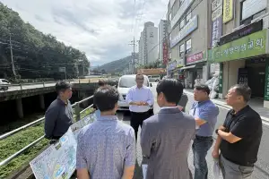 이대한 경기도의원, 오남천 지방하천정비사업 장기 지연 해법 모색을 위한 현장 간담회 가져