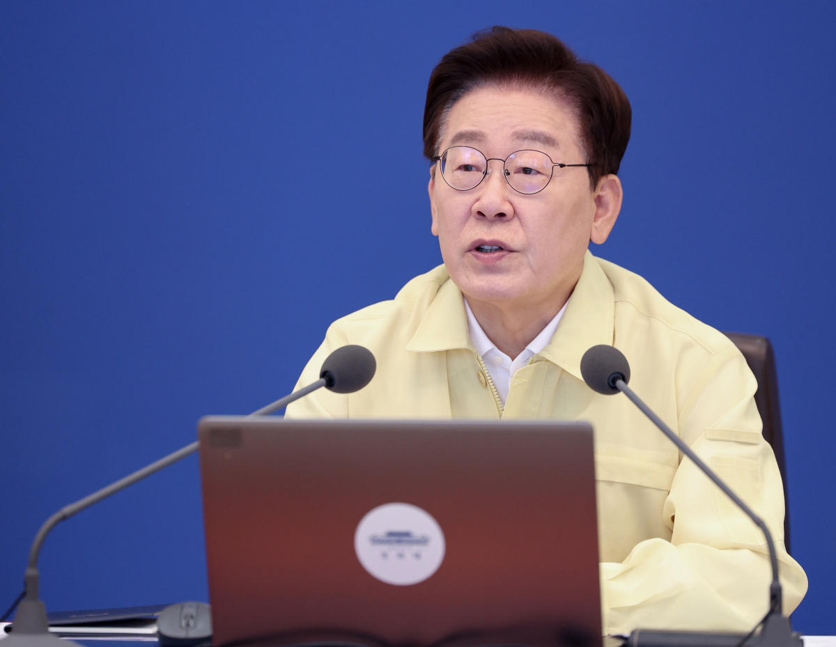 이재명 대통령이 18일 청와대에서 열린 제1회 을지국무회의에서 발언하고 있다. 2026.8.18 연합뉴스