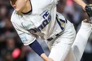 타구에 맞은 NC 임지민, 18일 턱뼈 수술 받고 회복중