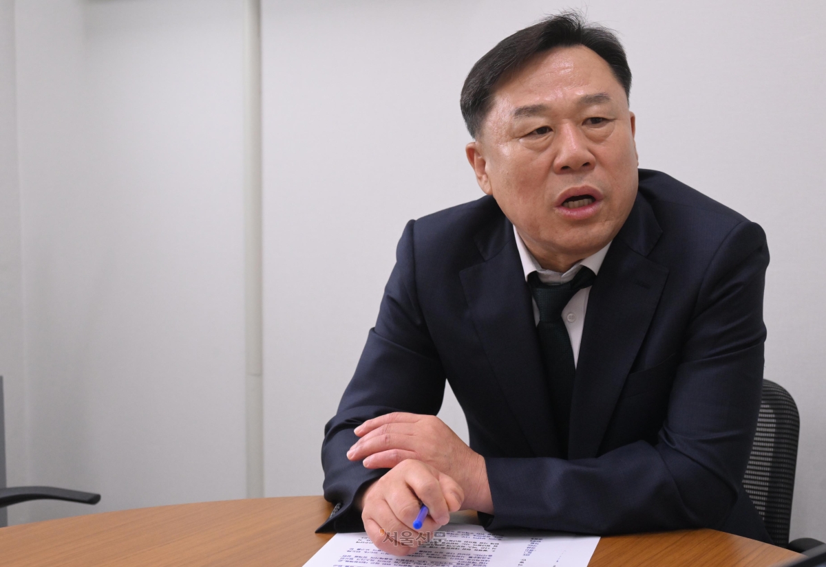 김종훈 진보당 대표가 19일 국회에서 서울신문과 인터뷰를 하고 있다. 안주영 전문기자