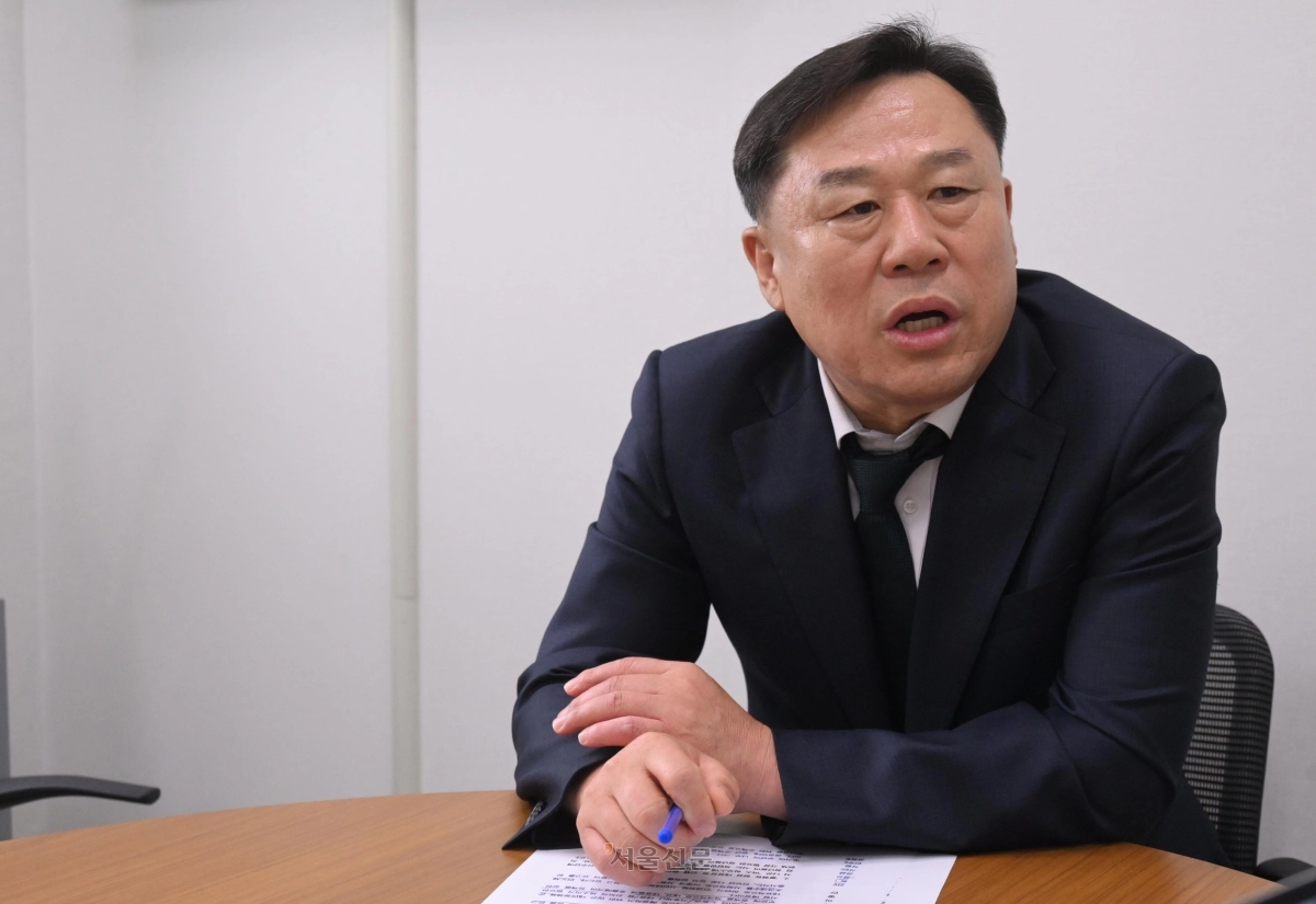 김종훈 진보당 대표가 19일 국회에서 서울신문과 인터뷰를 하고 있다. 안주영 전문기자