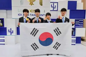 국제정보올림피아드 한국 대표단 전원 메달