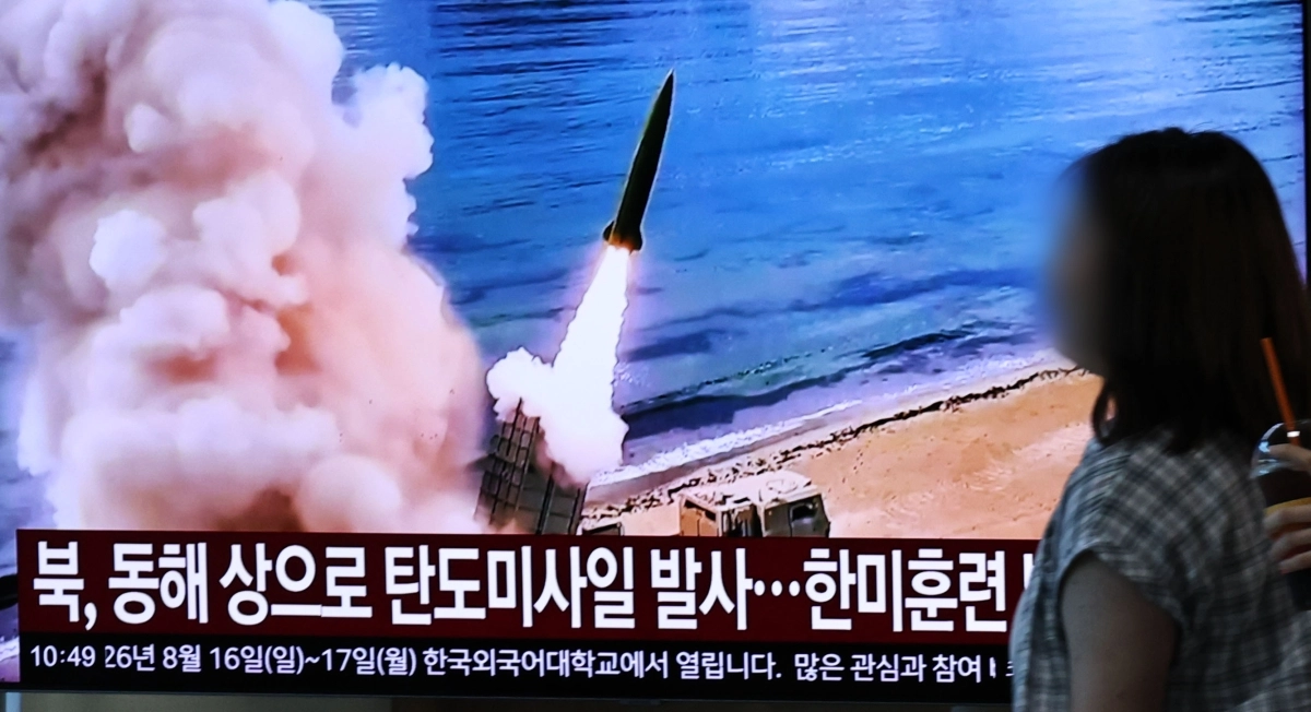 북한, 한미훈련 앞두고 탄도 미사일 발사