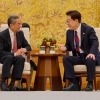 왕이 접견한 李 “中, 한반도 평화 위한 협력을”