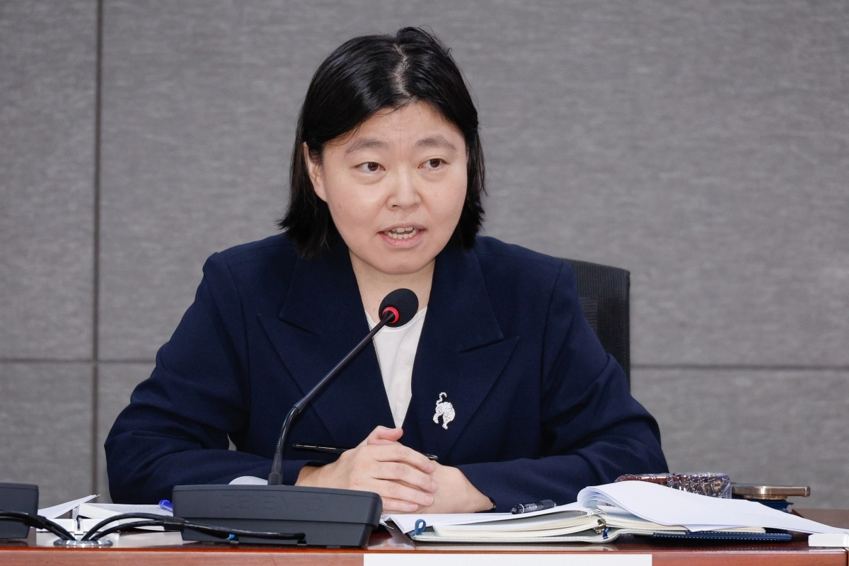 임은정 서울동부지검장이 지난해 8월 29일 서울 여의도 국회의원회관에서 열린 검찰개혁 공청회에서 발언하고 있다. 뉴스1
