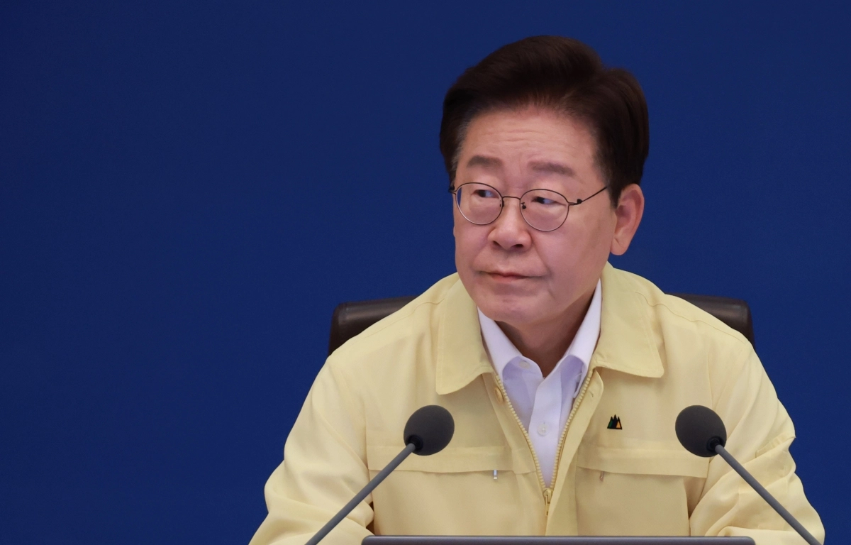 이재명 대통령이 20일 청와대에서 열린 수석보좌관회의에서 발언하고 있다. 2026.8.20 연합뉴스