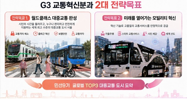 오세훈, 2030년 서울에 자율주행버스 500대 투입…심야도 운영