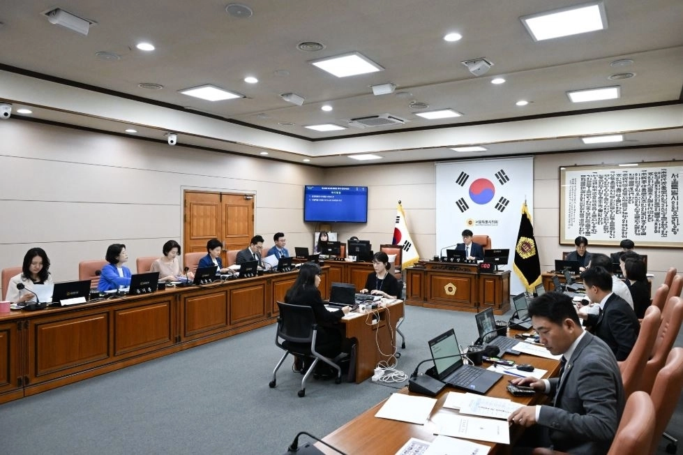 지난 7월 31일 열린 제338회 임시회 폐회 중 제1차 운영위원회 회의 모습. 서울시의회 제공