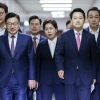 국민의힘, 의총에서 ‘장동혁 당협안’ 반대 뜻 모아…張, 강행 전망
