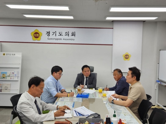 조병진 경기도의원, 부용천.송산1동 보행환경 개선 제안 민원 청취