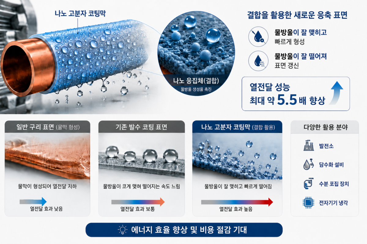 나노 고분자 코팅 관련 연구 성과 개념도  카이스트 제공
