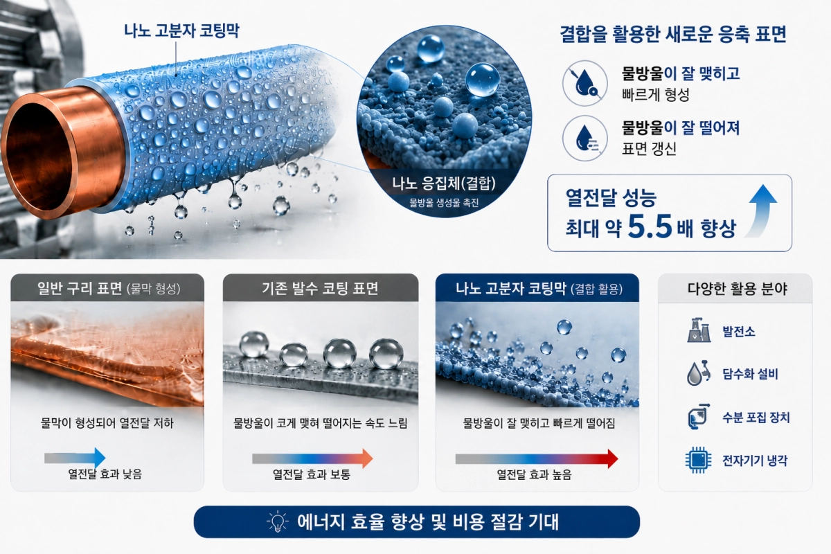 나노 고분자 코팅 관련 연구 성과 개념도  카이스트 제공