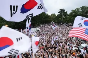 50대男, ‘올림픽공원 시위’ 다른 참가자 폭행…현행범 체포