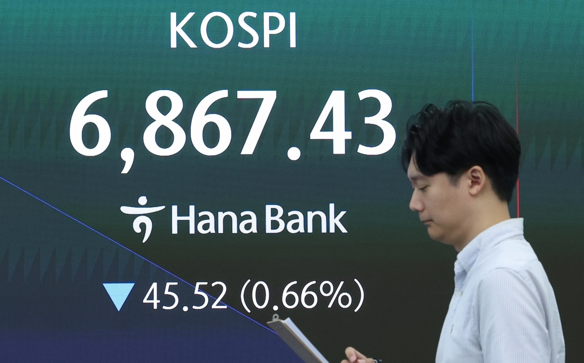 코스피, 삼성전자 약세에 하락 출발