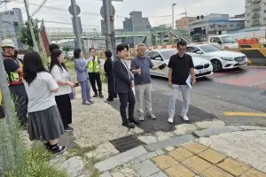 옥동준 서울시의원, 국회대로 지하차도 공사 현장방문
