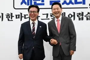 김민석·장동혁 “대표 만남 수시화 하자” 공감…조희대 제청 두고 의견차