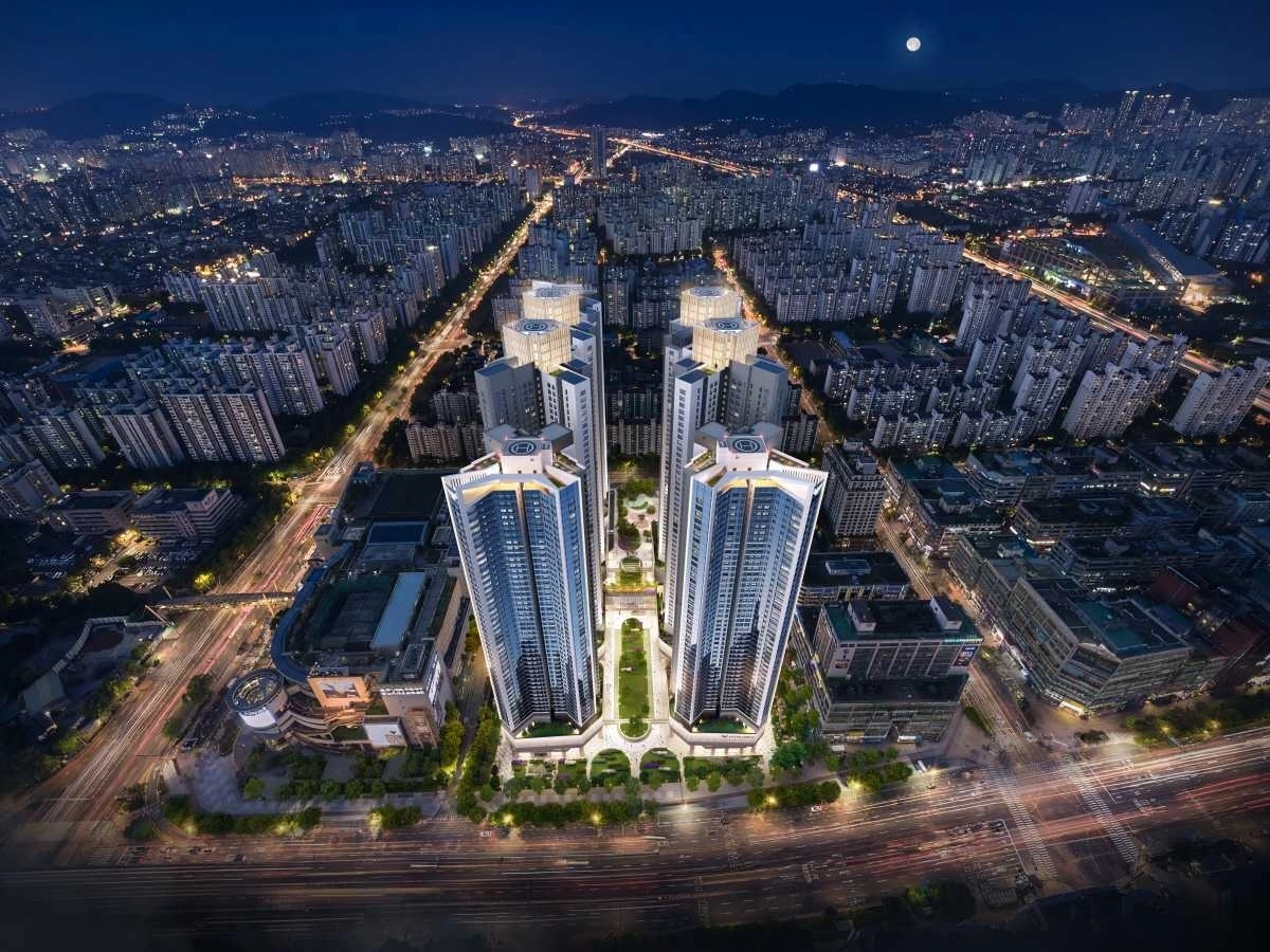 ‘상동역 롯데캐슬 시그니처’ 조감도. 롯데건설 제공