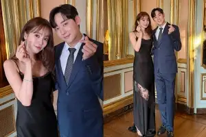 윤은혜, ‘케데헌’ 아덴 조 결혼식 참석…함께 포착된 남성은 누구?