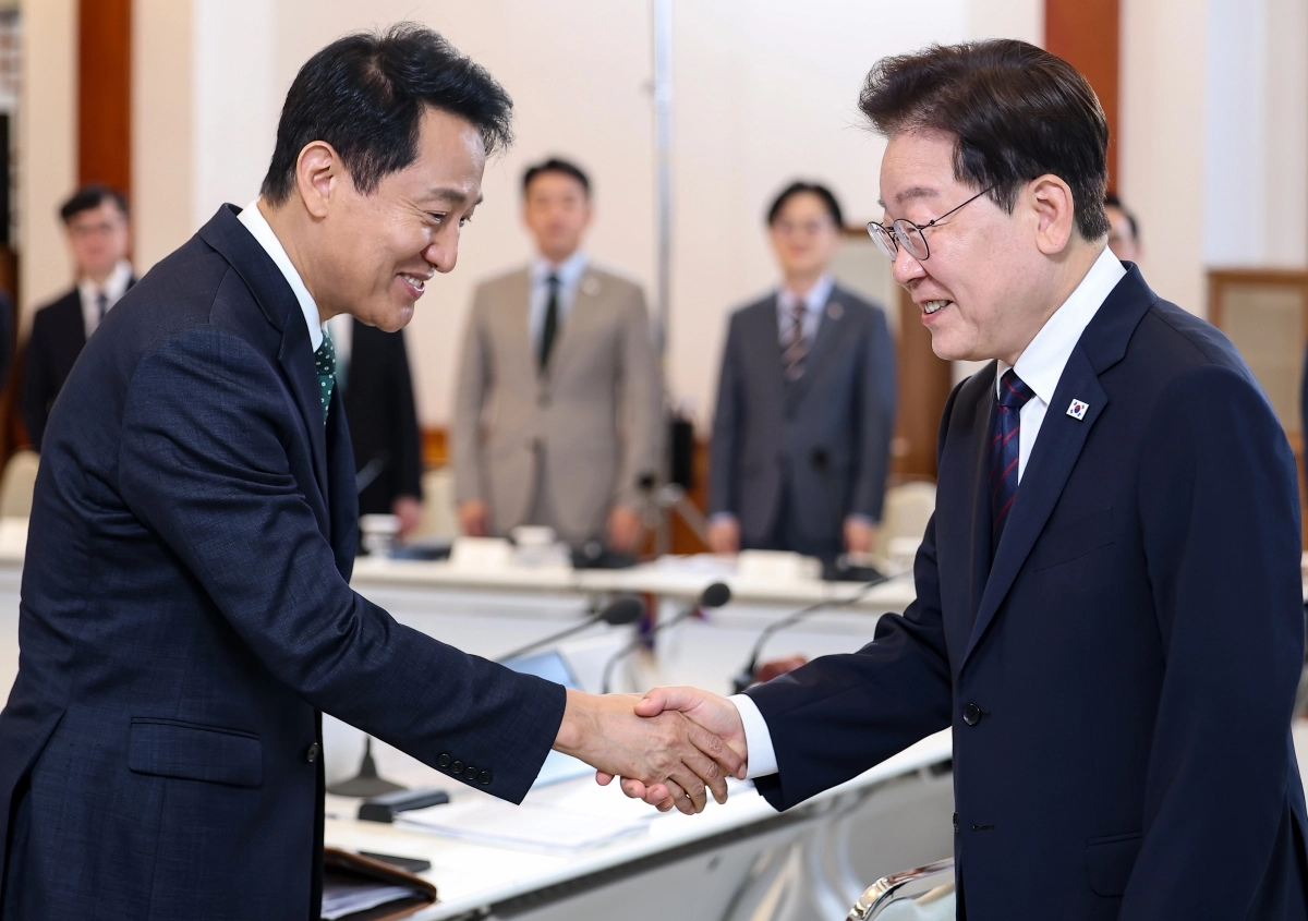 이재명 대통령과 오세훈 시장