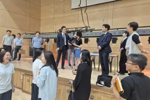 채명신 경기도의원, 초당고 공연장비 현장 점검… 학교 공연예술 기술지원 체계화 나선다