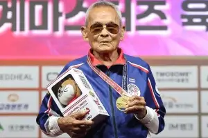 “나이는 도전의 제약 아니다”…106세 사왕 잔프람, 대구WMAC 2관왕 ‘노익장’