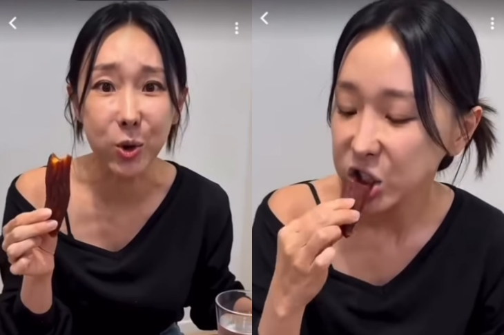 인공지능(AI)으로 만든 허위 광고 영상. 이지혜 인스타그램