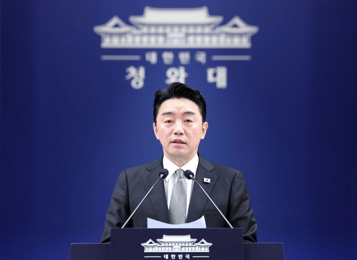 강훈식 비서실장, 인사 관련 브리핑