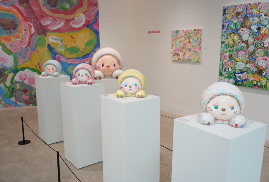 부산 영도구 동삼혁신지구에 있는 복합문화공간 새모의 내부 전시물 모습. 부산시설공단 제공