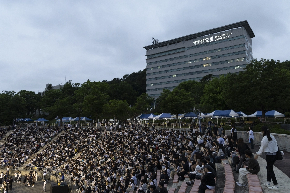 상명대 천안캠퍼스에서 축제가 열리고 있다. 상명대 제공