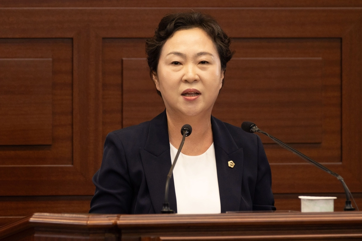 31일 제365회 임시회 제2차본회의에서 도정질문을 하는 김상희의원. 경북도의회 제공