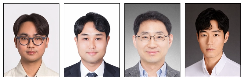 이번 연구를 수행한 연구자들. (왼쪽부터) 송영한 KIST 박사, 박범수 서울과기대 교수, 이승철 카이스트 교수, 나종범 KIST 박사  카이스트 제공