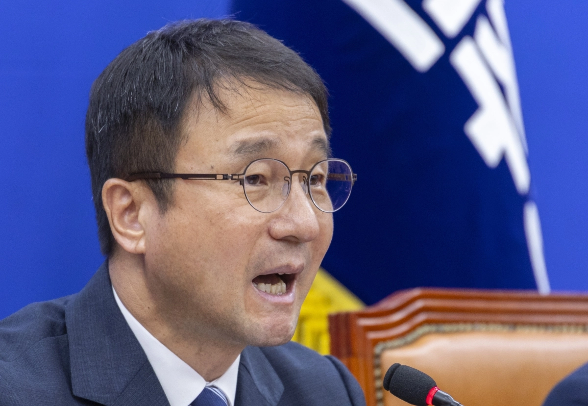 한병도 더불어민주당 원내대표가 1일 국회에서 열린 원내대책회의에서 발언하고 있다. 2026.9.1 연합뉴스