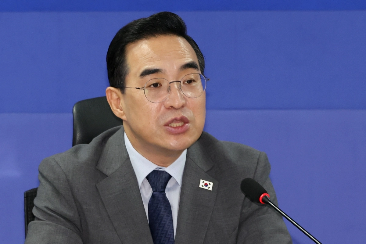 박홍근 기획예산처 장관이 지난달 25일 국회 의원회관에서 열린 2027년 예산안 당정 협의에서 발언하고 있다.  뉴스1