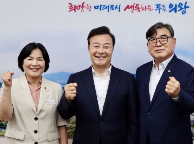 김진후·윤순옥 경기도의원, 김성제 의왕시장과 교통현안 논의