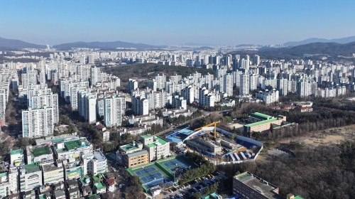 분당 노후도시 전경