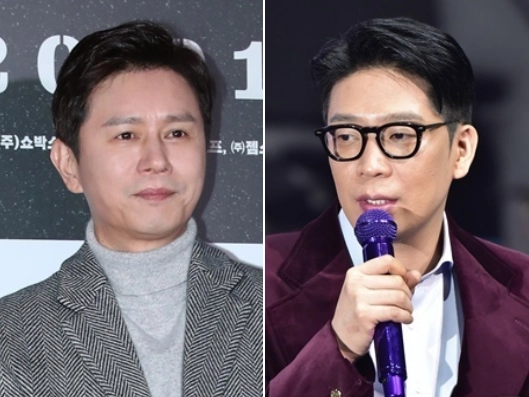 가수 겸 배우 김민종(왼쪽)과 래퍼 겸 프로듀서 MC몽. 뉴스1 자료사진