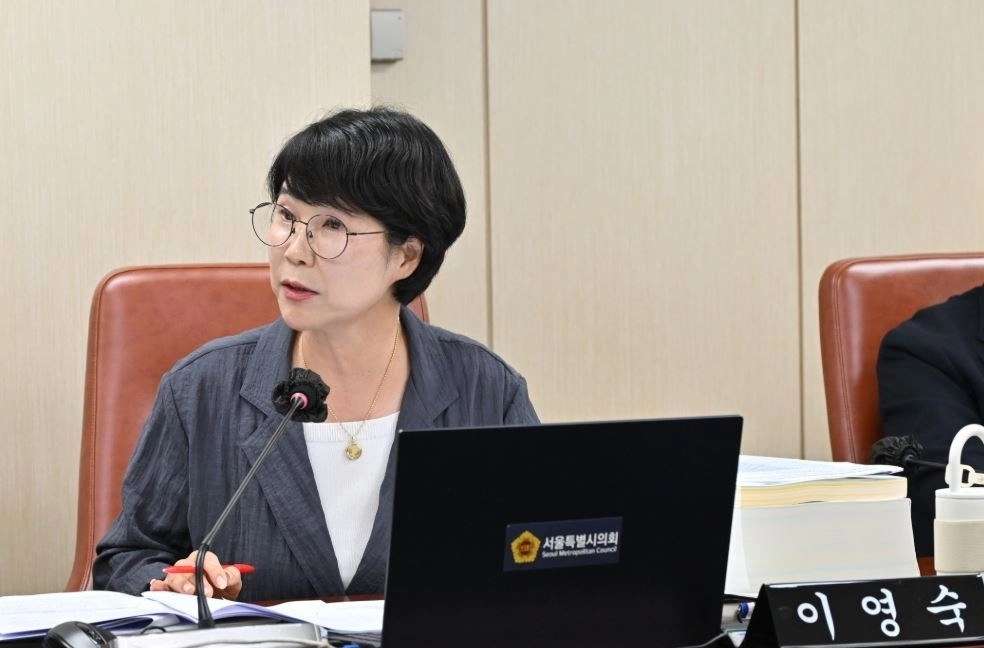 지난 1일 진행된 제339회 임시회 서울시립과학관 업무 질의에서 발언중인 이영숙 의원. 서울시의회 제공