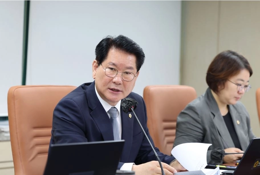 지난 1일 열린 제339회 임시회 환경수자원위원회 미래한강본부 업무보고에서 발언중인 양평호 의원. 서울시의회 제공