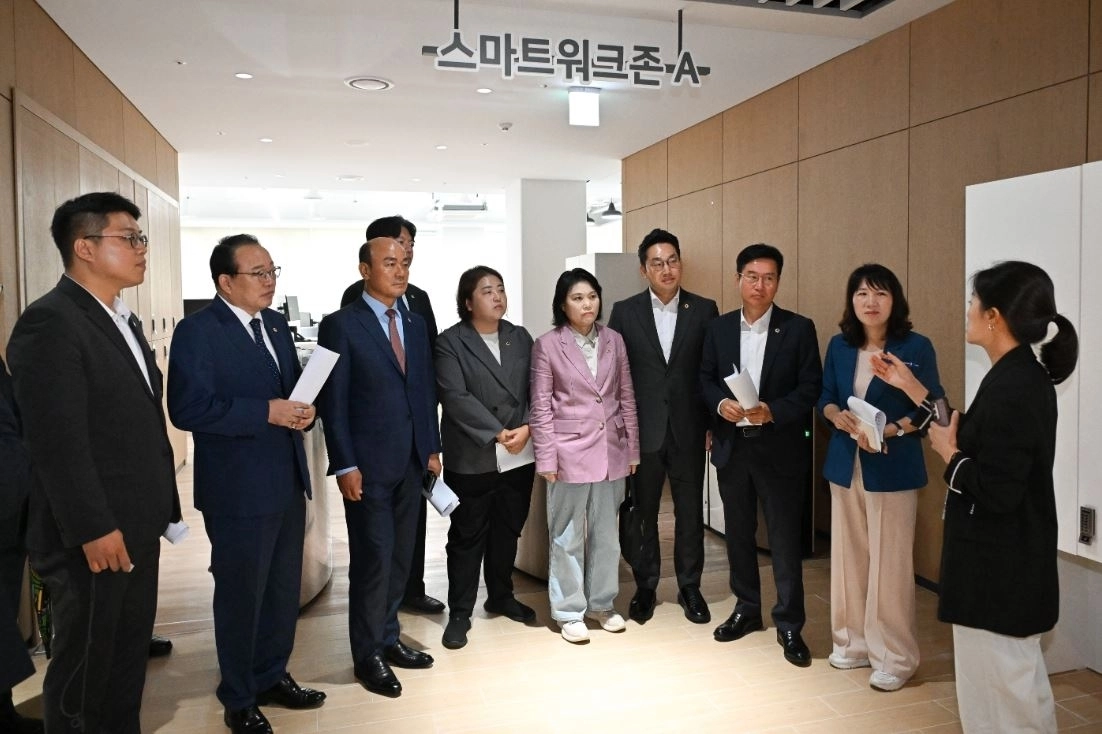 교육위원회 현장 방문(서울시교육청 신청사). 서울시의회 제공