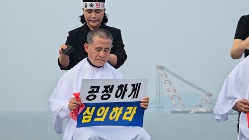 정성주 김제시장 삭발. 김제시 제공