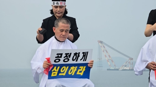 정성주 김제시장 삭발. 김제시 제공