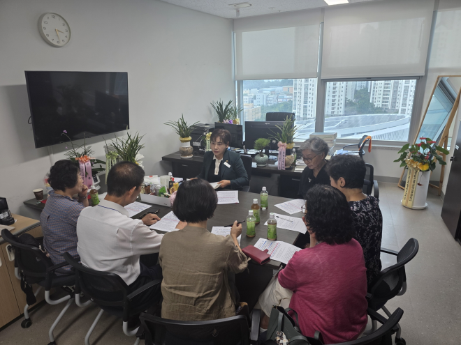 국은주 경기도의원, 경기도 정신건강복지센터 가족대표단과 정담회